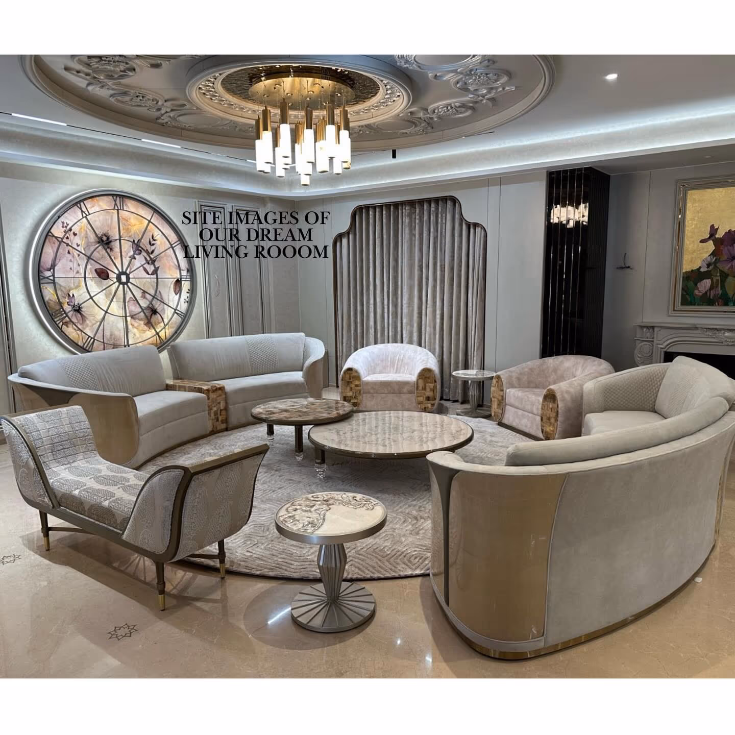 A finished luxury office interior representing a fit-out project.