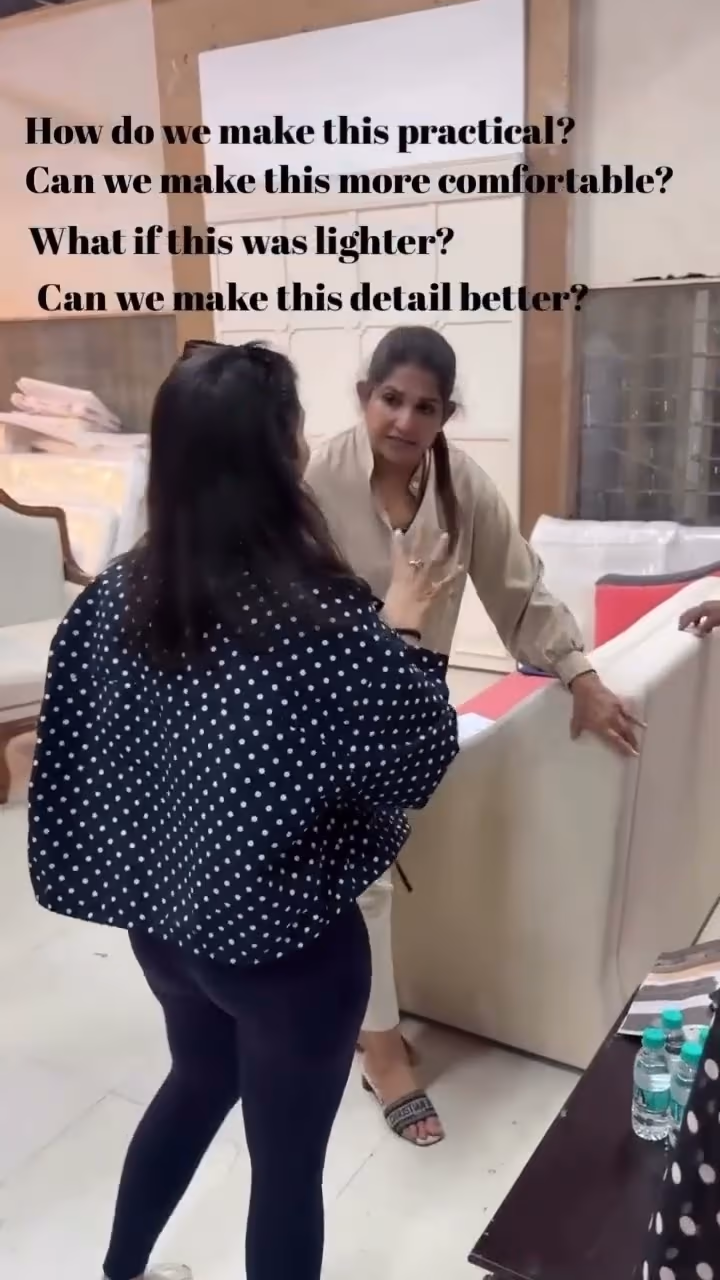 Nidhi Patel with Architect Noorein Kapoor, Mumbai — preview